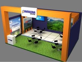 Corner Booth — Two Level